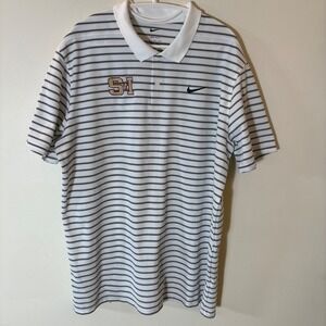 Nike Dri-FIT Striped Polo Shirt Men's XL St. Ignatius SI Athletic Golf